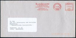 1998 (14.9.) 71636 LUDWIGSBURG 3, Absender-Freistempel: Bundesamt Für Die Anerkennung Ausländ. Flüchtlinge.., Dienstbrie - Other & Unclassified