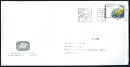 1987 (22.1.) PORTUGAL, Maschinen-Werbestempel: LISBOA CORREIOS, UNIAO POSTAL UNIVERSAL.. (UPU-Denkmal, Bern) Dekorativer - Sonstige & Ohne Zuordnung