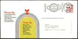 1979 (15.10.) 3257 SPRINGE, DEISTER, Absenderstempel "301" Richard Borek, Zum 10. Jahrestag Der 1. Mondlandung (= Voraus - Other & Unclassified