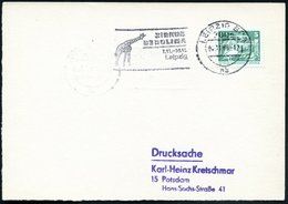 1986 (4.11.) 7005 LEIPZIG BPA, Maschinen-Werbestempel: ZIRKUS BEROLINA.. (Giraffe) Inl.-Karte - Zirkus & Varieé / Circus - Autres & Non Classés
