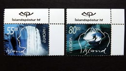 Island 981/2 **/mnh, EUROPA/CEPT 2001, Lebensspender Wasser - Ungebraucht