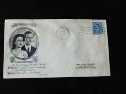 FIRST DAY OF ISSUE    COMMEMORATING PRINCESS AND PRINCE OF EDINBURGH - ....-1951