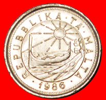 √ SUN AND BOAT: MALTA ★ 2 CENTS 1986! LOW START ★ NO RESERVE! - Malte