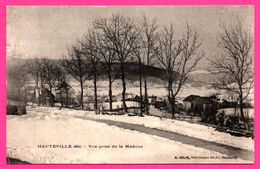 Hauteville - Vue Prise De La Madone - Neige - Edit. Hôtel Pension H. COLIN - 1910 - Oblit. St HIPPOLYTE Du FORT - Hauteville-Lompnes