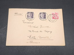ALLEMAGNE - Enveloppe De Trier Pour Metz En 1947 , Affranchissement Plaisant - L 17719 - Zona Francesa
