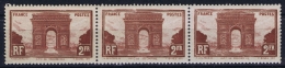 France : Yv Nr  258 Sbande De 3, Postfrisch/neuf Sans Charniere /MNH/** 1929 - Ungebraucht