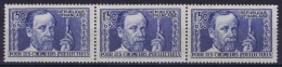 France : Yv Nr  333  Bande De 3 Postfrisch/neuf Sans Charniere /MNH/**   1936 - Unused Stamps