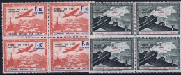 France : Yvert 4 - 5 4-blocks  Postfrisch/neuf Sans Charniere /MNH/** 1942 - Sellos De Guerra