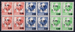 France :   Yv 1a - 3a   2* Postfrisch/neuf Sans Charniere /MNH/**  + 2* MH/* Flz/ Charniere - Libération