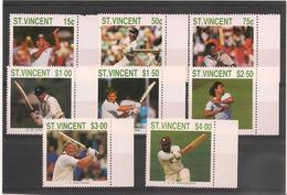 St VINCENT Année 1988 Joueurs De Cricket N°Y/T : 1065/72** Côte : 15,00 € - St.Vincent (1979-...)