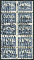 17 GERMANY: Sc.338, Used Block Of 10, Fine Quality, Very Nice! - Used Stamps