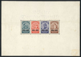22 GERMANY: Yvert 2, 1933 Welfare Fund, Rare Souvenir Sheet Of 4 Values, The Stamps Are Perfect And MNH (catalog Value A - Usati
