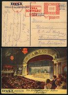 40 GERMANY: Beautiful PC Of The Inauguration Of The Scala Theater, With Special Slogan Cancel Of 21/MAR/1932, Sent To Ur - Altri & Non Classificati