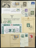 44 GERMANY: 13 Covers Or Cards Of 1934/1944, With Nice Special Cancels, Very Thematic! - Sonstige & Ohne Zuordnung