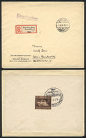 62 GERMANY: Cover Sent From München To Berlin On 1/AU/1936, Franked On Back With Souvenir Sheet Sc.B90 (horse Race), VF  - Other & Unclassified