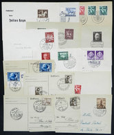 65 GERMANY: 14 Covers Or Cards Of 1937/1944, With Nice Postages And Special Cancels, All Very Thematic, Very Fine Genera - Altri & Non Classificati