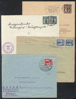 69 GERMANY: 4 Covers Used Between 1938 And 1940, Some With Interesting Thematic Cancels! - Altri & Non Classificati