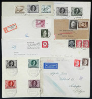 86 GERMANY: 8 Covers Of 1941/1944, With Interesting Postages And/or Cancels! - Altri & Non Classificati