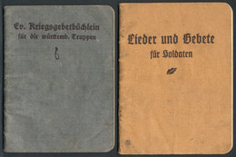 121 GERMANY: 2 Pocket Books Given To Soldiers During The War, VF Quality! - 1801-1900