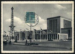 131 GERMANY BERLIN: BERLIN: Exhibition Halls In Funkturm, Maximum Card Of 1/MAR/1956, VF Quality - Covers & Documents