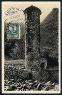 144 SPANISH ANDORRA: Maximum Card Of MAY/1937: Chapel Of Santa Coloma, VF Quality - Used Stamps