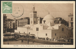 178 ALGERIA: ALGIERS: Mosque Sidi Abderrahman & Place Du Gouvernement, Maximum Card Of 1944, VF - Maximumkarten