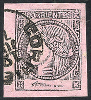 217 ARGENTINA: GJ.11, Rose, Fantastic Used Example, Wide Margins, Excellent Quality! - Corrientes (1856-1880)