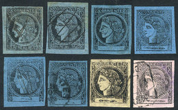 221 ARGENTINA: Stockcard With 8 Used Or Mint Stamps, Some Of Fine Quality And Others With Minor Defect, Catalog Value Ap - Corrientes (1856-1880)