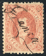 244 ARGENTINA: GJ.19, 1st Or 2nd Printing, Very Nice Example With FRANCA Pen Cancel, Tiny Thin On Back, Superb Front, Ra - Neufs