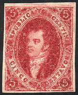 292 ARGENTINA: PROOF Of 5th Printing Printed In Buenos Aires On Thick Paper Of 100 Microns, Laid In Both Direction (""he - Neufs