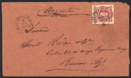 318 ARGENTINA: Cover Franked By GJ.49, CHIVILCOY 9/FE/1878 Datestamp With Maltese Cross, And Buenos Aires Arrival Backst - Autres & Non Classés
