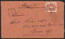 318 ARGENTINA: Cover Franked By GJ.49, CHIVILCOY 9/FE/1878 Datestamp With Maltese Cross, And Buenos Aires Arrival Backst - Other & Unclassified