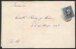 321 ARGENTINA: Printed Commercial Letter Used In Buenos Aires 1/AU/1884, Franked By GJ.69 (1c. On 15c. Groundwork Of Hor - Altri & Non Classificati