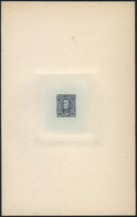 334 ARGENTINA: Year 1889, Sudamericana Issue, Die Proof Of An UNISSUED Value Of 30c. Dorrego In Dark Blue, 13 X 20.50 Cm - Autres & Non Classés