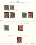 342 ARGENTINA: GJ.137 + Other Values, Album Page With 9 PROOFS, Several With Gum, Some Unwatermarked, The General Qualit - Autres & Non Classés