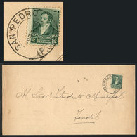 348 ARGENTINA: GJ.176, 2c. Franking ALONE A Printed Matter Sent From San Pedro To Tandil On 9/FE/1898, VF Quality! - Autres & Non Classés