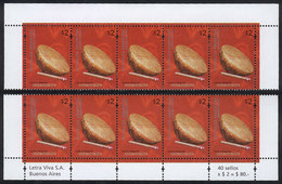 460 ARGENTINA: GJ.3095b, 2 Strips Of 5, DIFFERENT COLORS, Excellent Quality! - Altri & Non Classificati