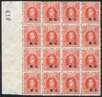 493 ARGENTINA: GJ.191a, With DOUBLE IMPRESSION Variety Of The Overprint (one Light), Mint Without Gum, Fine Quality, Rar - Dienstmarken