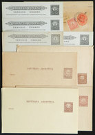 530 ARGENTINA: 8 Varied Postal Cards And Wrappers, Interesting! - Ganzsachen