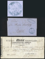 535 ARGENTINA: Entire Letter Sent From Buenos Aires To Tandil On 22/OC/1862, By STAGECOACH Mail ""Nuevas Peninsulares"", - Altri & Non Classificati