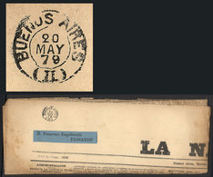 545 ARGENTINA: La Nación Newspaper Of 20 May 1879, Sent Without Postage To Paysandú (Uruguay), With Datestamp Of ""Bueno - Sonstige & Ohne Zuordnung