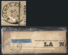 546 ARGENTINA: La Nación Newspaper Of 24 May 1879, Sent Without Postage To Paysandú (Uruguay), With Datestamp Of ""Bueno - Altri & Non Classificati