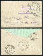 547 ARGENTINA: RARE STAGECOACH MAIL TO OVERSEAS: Cover Sent To Italy, It Arrived In Buenos Aires From Some Town In The P - Other & Unclassified