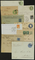 549 ARGENTINA: 10 Covers, Cards, Etc. Sent To Italy Between 1881 And 1908, Interesting Group! - Other & Unclassified