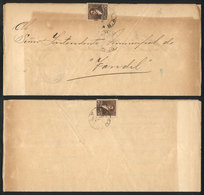 561 ARGENTINA: Printed Lettersheet Sent From SALTO To Tandil On 31/JA/1898 Franked With 2c. (GJ.175 X2, One On Back), In - Altri & Non Classificati