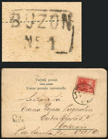 566 ARGENTINA: PC With View Of The Museum Of La Plata, Sent From La Plata To Rosario On 23/SE/1903, Franked With 5c. Lib - Altri & Non Classificati