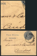 576 ARGENTINA: 1c. Wrapper Used In Gualeguaychú, With An Interesting Violet Mark ""JUAN BAGALCIAGA - GUALEGUAYCHÚ - AGEN - Sonstige & Ohne Zuordnung