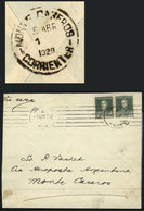 588 ARGENTINA: Cover (opened On 3 Sides For Display) Franked With 20c. And Sent By Airmail From Buenos Aires To Monte Ca - Other & Unclassified