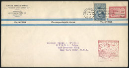 593 ARGENTINA: 19/FE/1930 NYRBA FIRST FLIGHT Buenos Aires - New York, Cover Of VF Quality, Without Arrival Backstamps Bu - Sonstige & Ohne Zuordnung