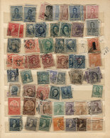 682 ARGENTINA: Stockbook With Old Stock Of Definitives And Official Stamps, Very Fine General Quality. An Expert And Car - Collections, Lots & Series